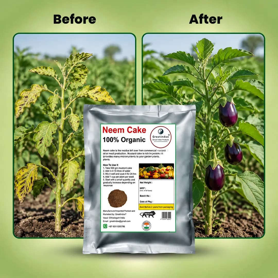 Greatindos GRADE A Premium Quality 100% Organic Neem Cake Used For Cotton And Sugarcane - Image 2