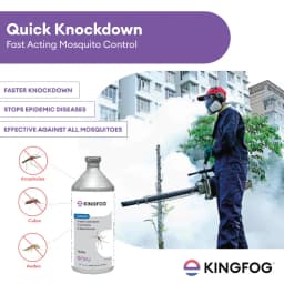 Bayer KINGFOG Deltamethrin 1.25% Insecticides, Effective Mosquito Control, Against Anopheles, Culex And Aedes Species, Fogging Solution 2