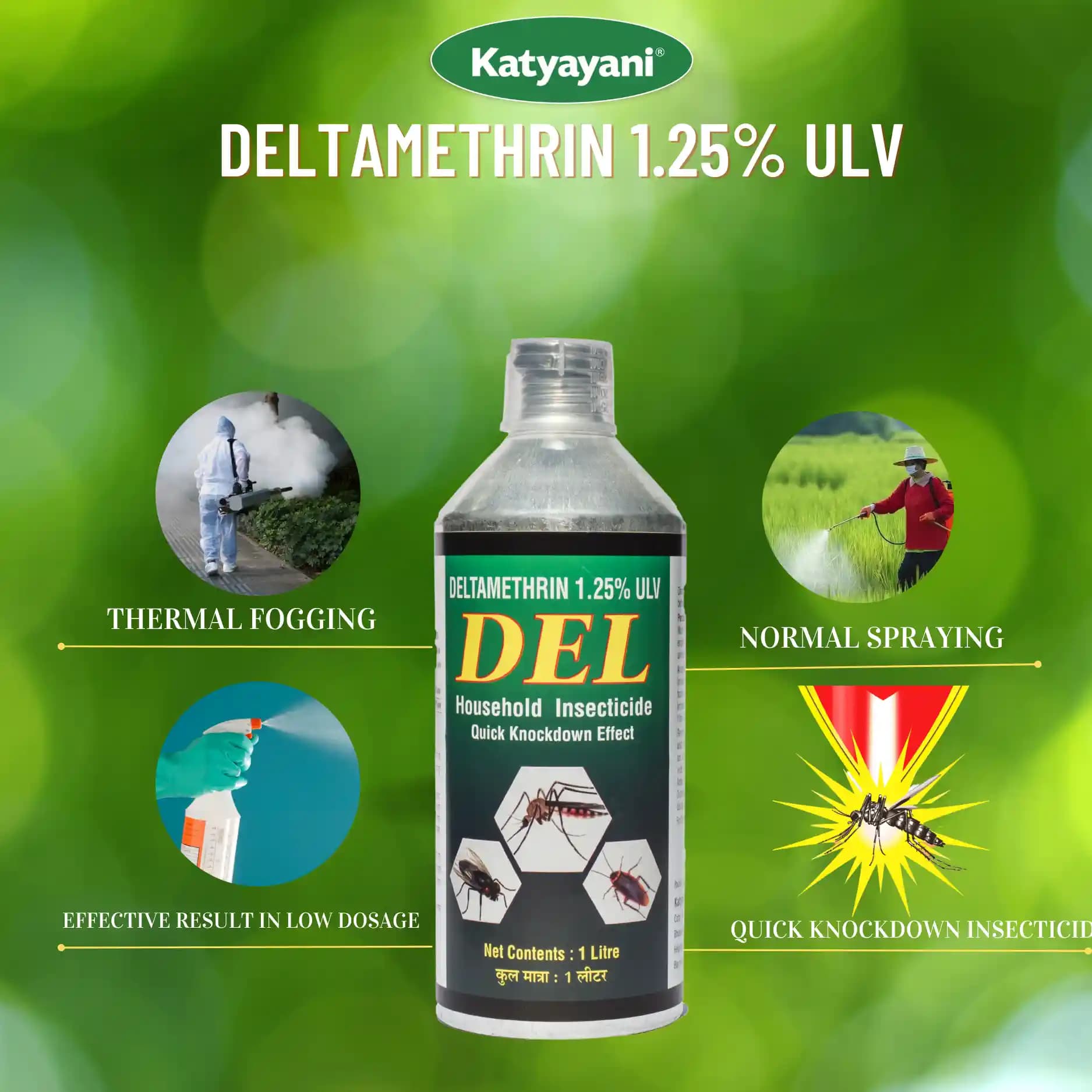 Katyayani Del Insecticide - Deltamethrin 1.25% ULV - Image 6