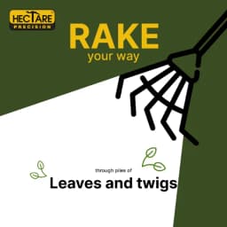 Hectare Precision 15 Tine Stainelss Steel Telescopic Metal Rake, 31 to 64 Inch Adjustable Expanding Handle Rake For Quick Clean Up of Lawn, Garden 8