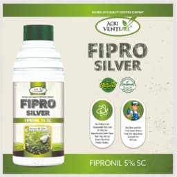 Agriventure FIPRO Silver Fipronil 5% SC Insecticide, Compatible with Insecticide and Fungicide 3