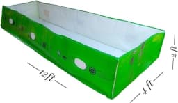 Greeno Biotech HDPE 450 GSM Uv Treated ISO Material Vermi Compost Bed, Long Lasting Material, Durable And Easy To Install, Good Quality Of Material. 6