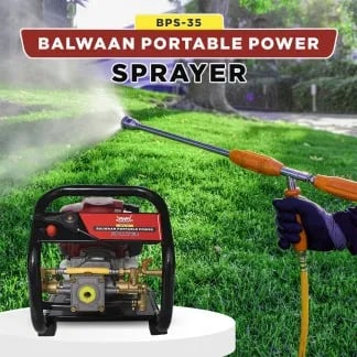 Balwaan BPS 35 Portable Power Sprayer, 4 Stroke Petrol Engine, Used For Spraying Liquid Solutions In Mostly Agricultural & Gardening Area