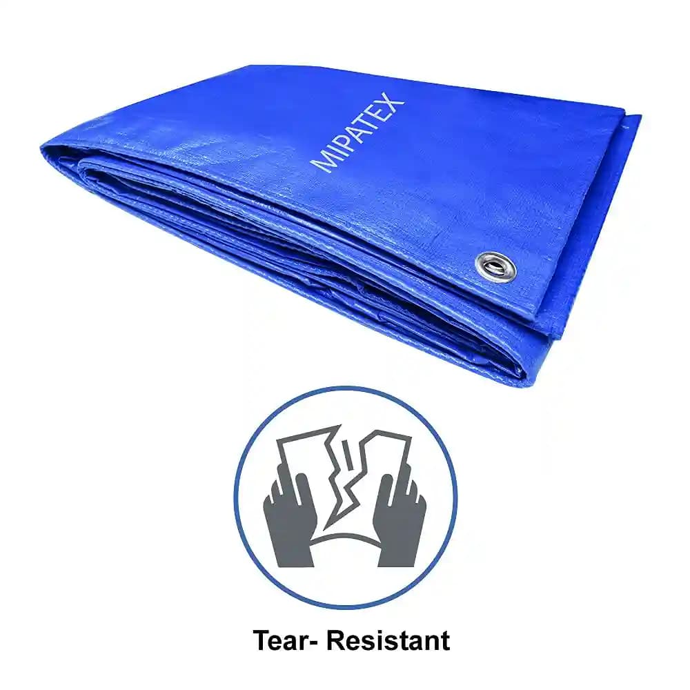 Mipatex Tarpaulin 150 GSM Waterproof Multipurpose Plastic Heavy Duty with Aluminium Eyelets. - Image 2