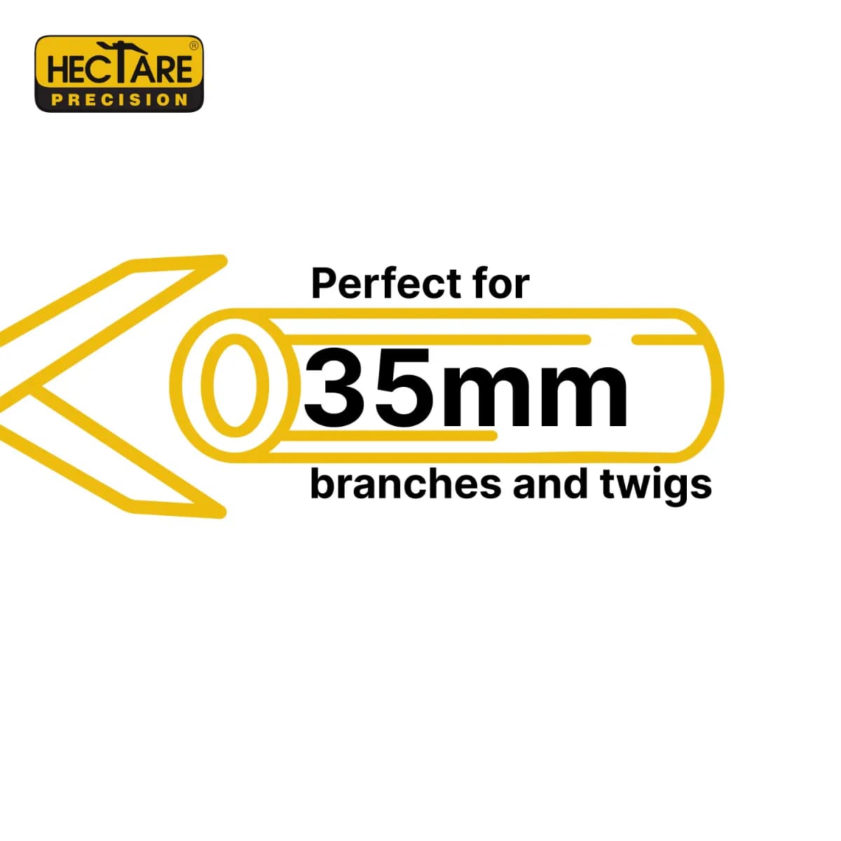 Hectare Precision Anvil Lopper Heavy Duty Tree Branch Cutter, 35 mm Cutting Capacity Tree Trimmer, Provides Optimal Leverage For Cutting Thick Branch - Image 7