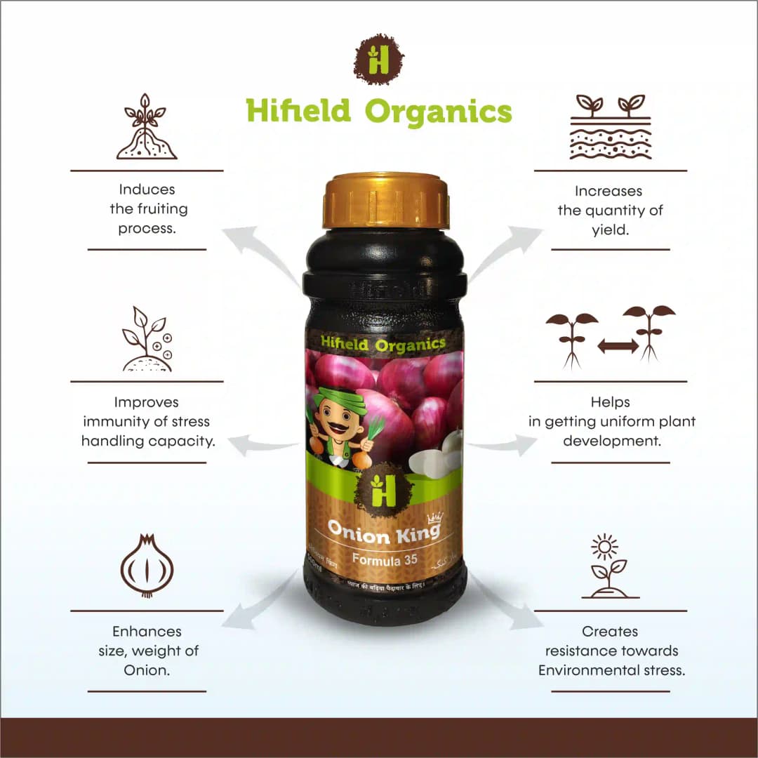 Hifield Onion King Growth Promoter for Onion Phosphorus Up Take and Big Size Onion. - Image 2