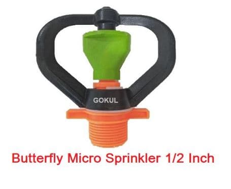 Gokul Butterfly Micro Sprinkler, Suitable For Farms, Garden, Lawns And Others - Image 2