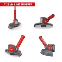 Wolf Garten E-Multi-Star Line Trimmer (LT 25 eM), Lightweight Work Handle And Grip With 18v, 2.5ah Battery In Handle 2