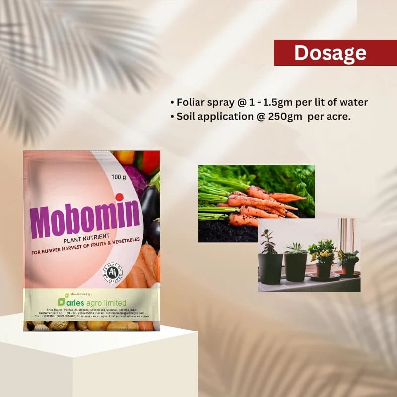 Aries MOBOMIN Plant Nutrient Micronutrients Fertilizer, Effective For Root Growth, Foliage, Flowering And Fruiting - Image 4