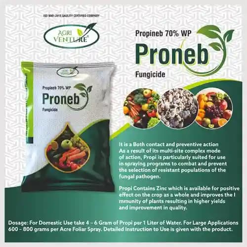 Agriventure PRONEB Propineb 70% WP Fungicide, Control Of Various Fungal Diseases In Different Plants. - Image 4