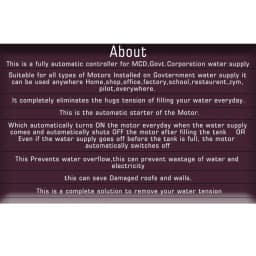 Vahra Fully Automatic Water Level Controller (For Govt Water Supply) With Pipe Sensor, Pressure Sensor & Tank Sensor (2FAT) 6