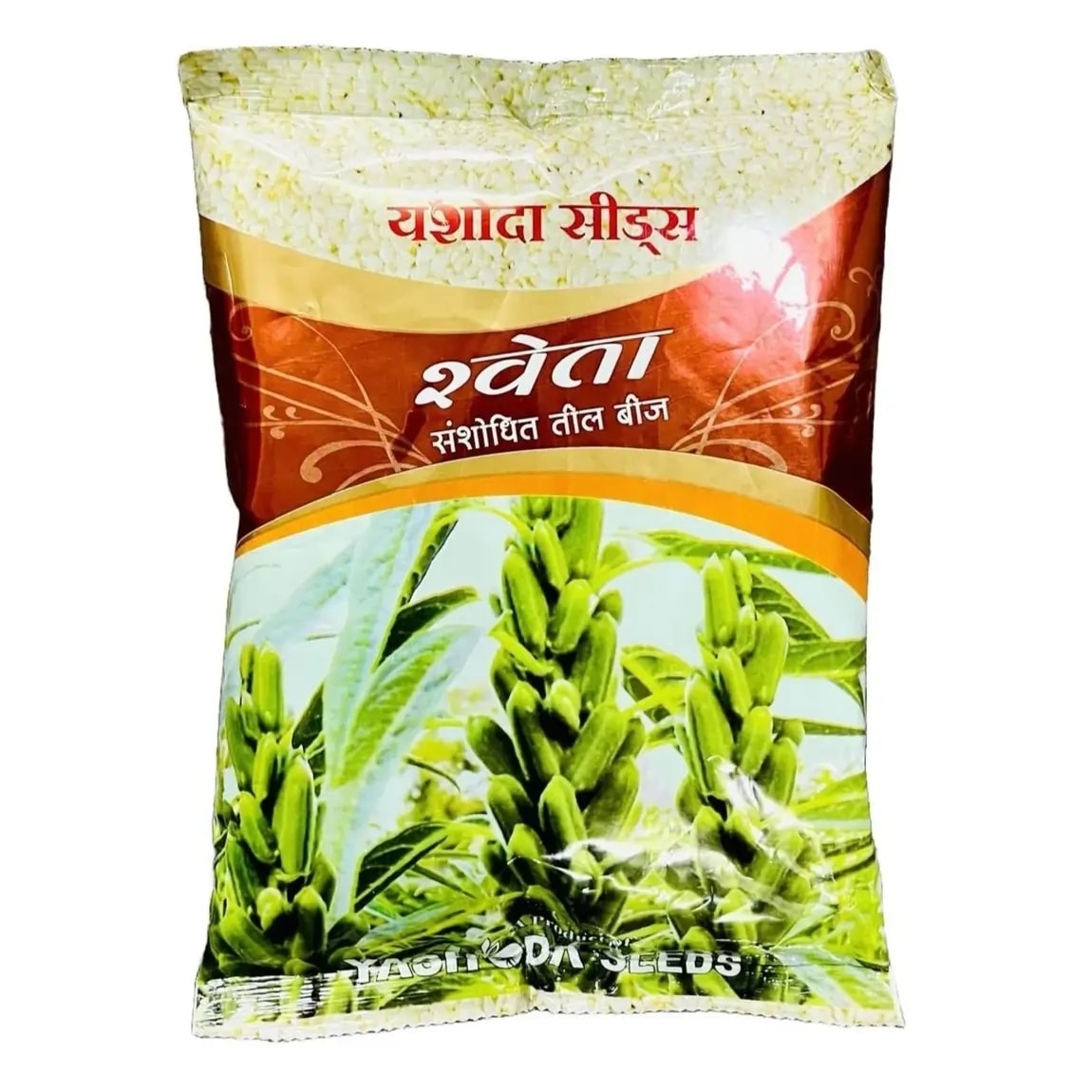 Yashoda Shweta White Sesame Seeds, High Oil Short Duration Variety