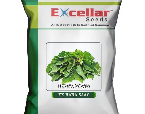 Excellar Ex Hara Saag Spinach Seeds, Ideal For Summer, Rainy, And Early Winter Seasons