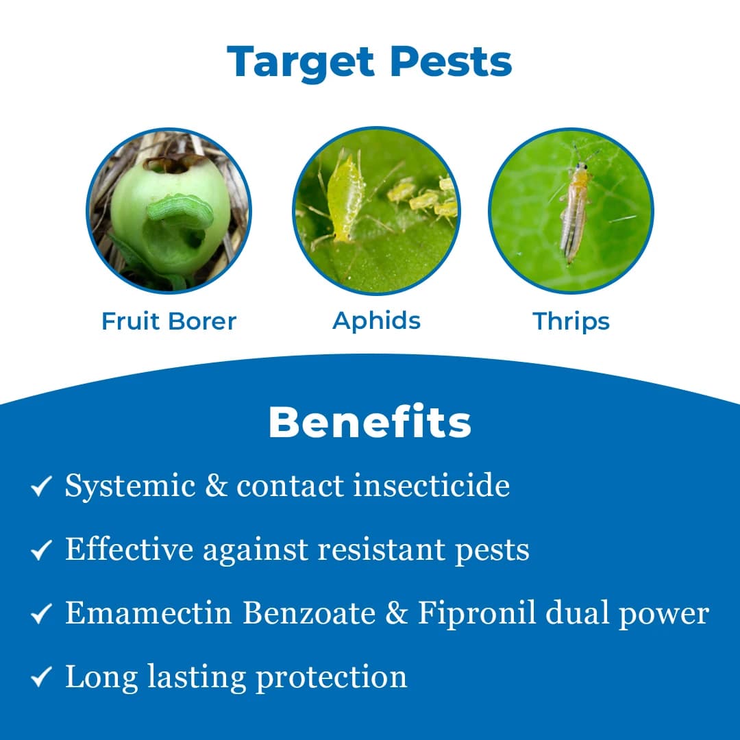 Empala - Emamectin Benzoate 1.5% + Fipronil 3.5% SC Insecticide, Effective Against Resistant Pests with Systemic and Contact Activity - Image 3