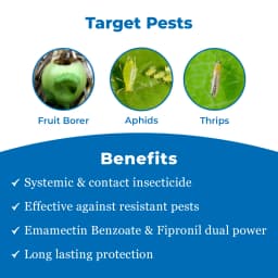 Empala - Emamectin Benzoate 1.5% + Fipronil 3.5% SC Insecticide, Effective Against Resistant Pests with Systemic and Contact Activity 3