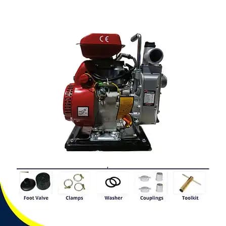 Royal Kissan Premium Quality Portable Water Pump 1.5 Inch, RK-WP-P1.5 With 98CC 4-Stroke Petrol Engine - Image 6