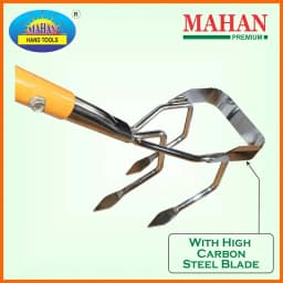 Mahan Manual Heavy Duty 2 in 1 Hand Weeder - Garden Hoes - Multi Star Culti-Weeder 3