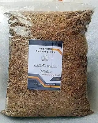 SporeKart Chopped Paddy Straw, Dry Rice Straw for Mushroom Cultivation, Well Chopped And Dried.