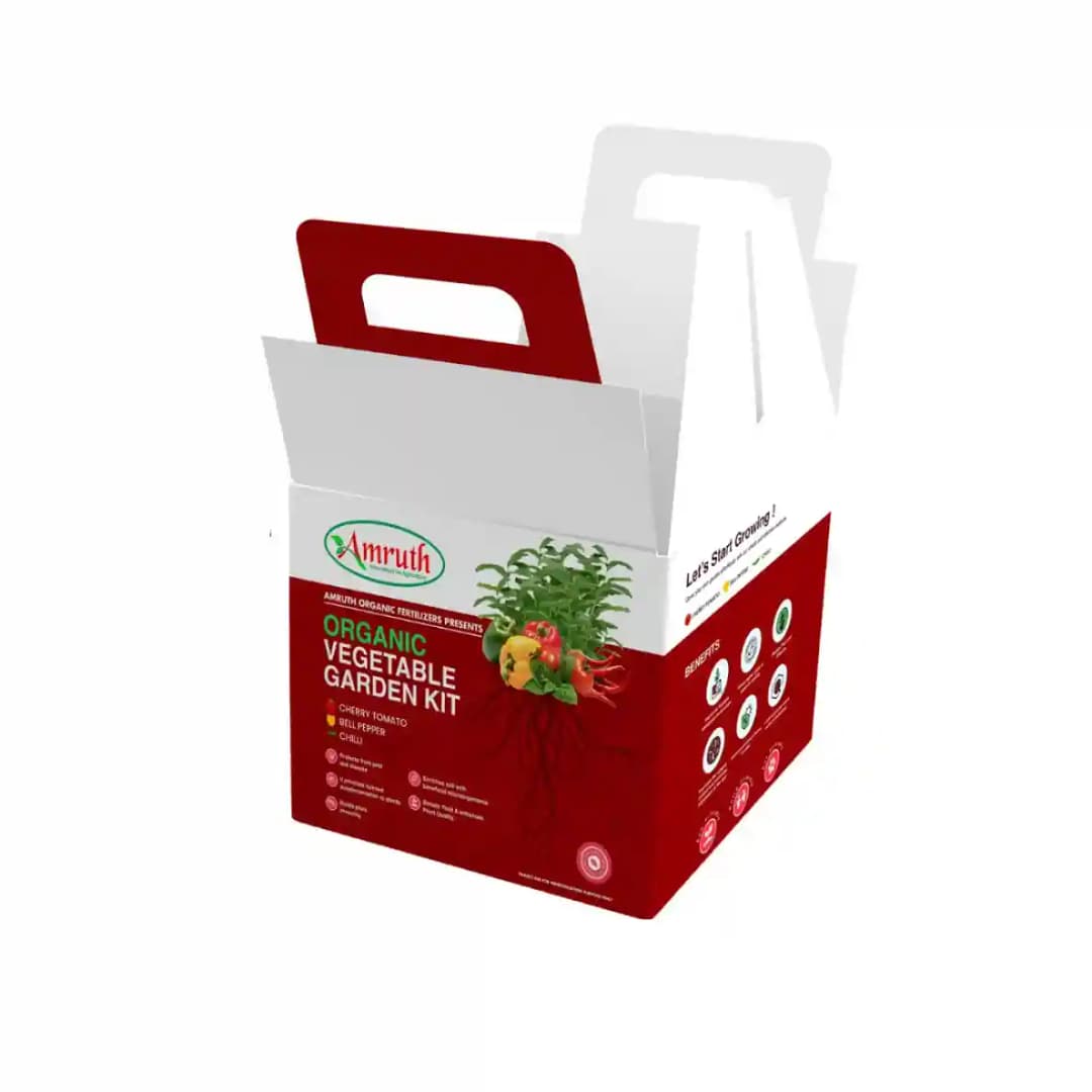 Amruth Organic Vegetable Kit, Garden Kit, DIY Kit, Grow Your Own Vegetables - Image 3