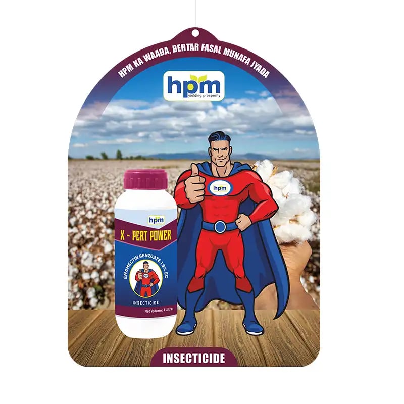 Hpm X-Pert Power Emamectin Benzoate 1.9% EC Insecticide and Acaricide For Crop Protection