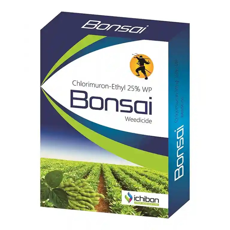 Bonsai Weedicide Chlorimuron-Ethyl 25% WP, Selective Systemic And Post-Emergence Herbicide.