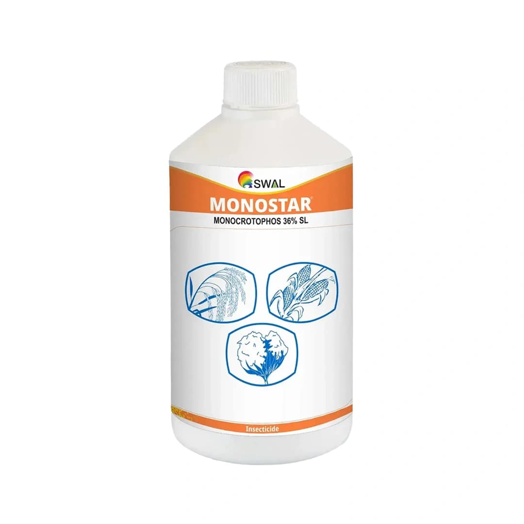 Swal Monostar Monocrotophos 36% SL Insecticide, Contact And Stomach Action - Image 1