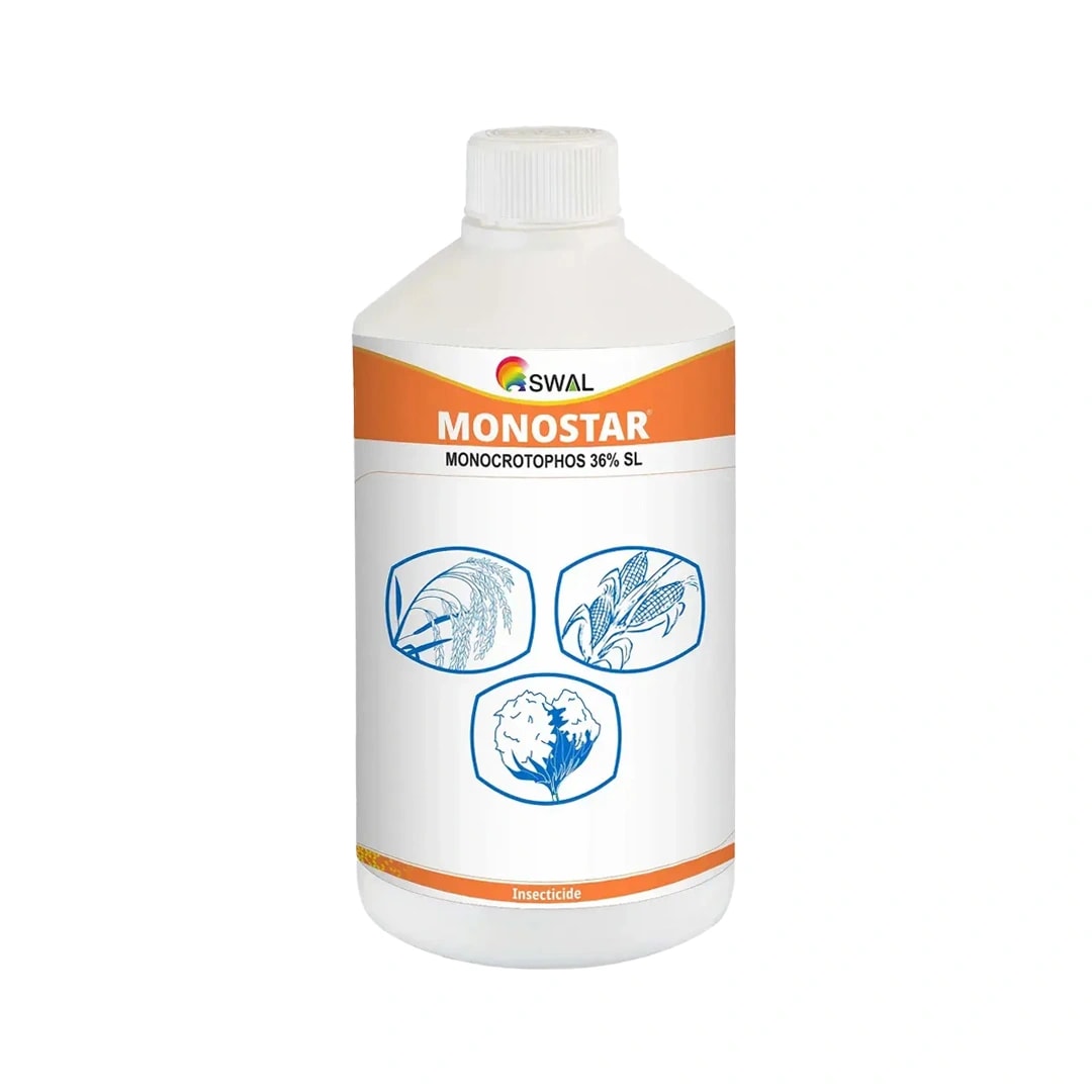 Swal Monostar Monocrotophos 36% SL Insecticide, Contact And Stomach Action