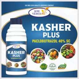 Agriventure KASHER PLUS Paclobutrazol 40% SC Plant Growth Regulator, Suitable For Fuits And Vegetables 4