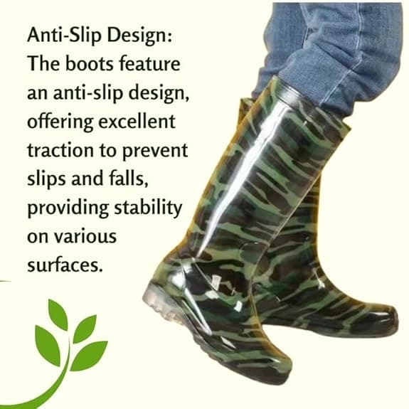Radhe Gum Boot For Men Flexible PVC, Puncture And Tear Resistant, Anti-Static, Anti-Slip, Oil, Water, Acid Resistance Safety Boot (Olive Green) - Image 6