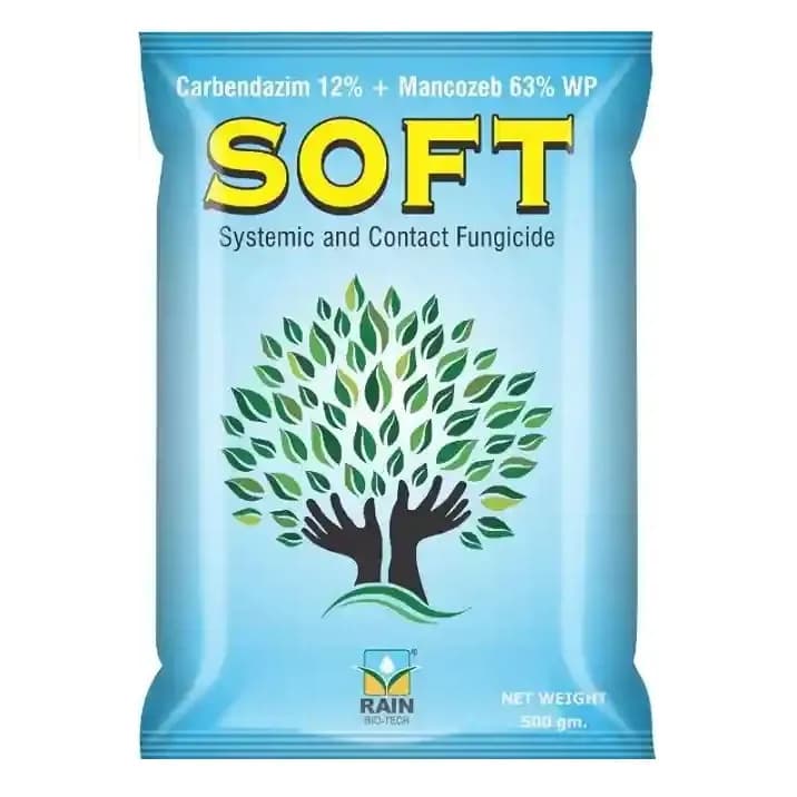 SOFT - Carbendazim 12% + Mancozeb 63% WP Fungicide, Use Against Blast, Leaf Spot , Collar Rot, Root Rot, Early And Late Blight, Blister Blight - Image 6