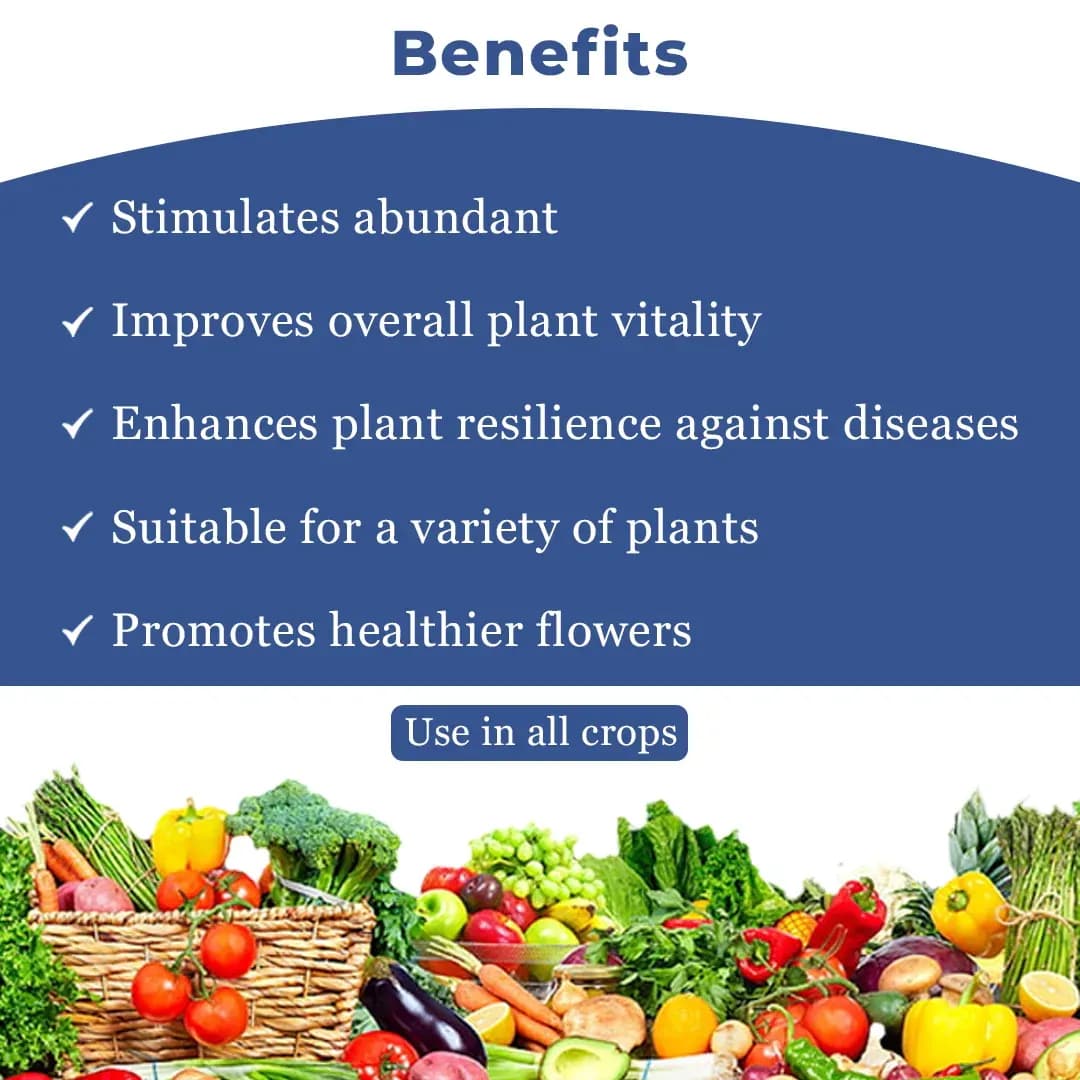 फ्लावर मैजिक - फ्लावरिंग स्पेशल, सर्वश्रेष्ठ फ्लावरिंग उत्तेजक, एन.बी, इमल्सीफायर, फुल्विक एसिड और कार्बनिक पदार्थ का संवर्द्धक संयोजन. - Image 4