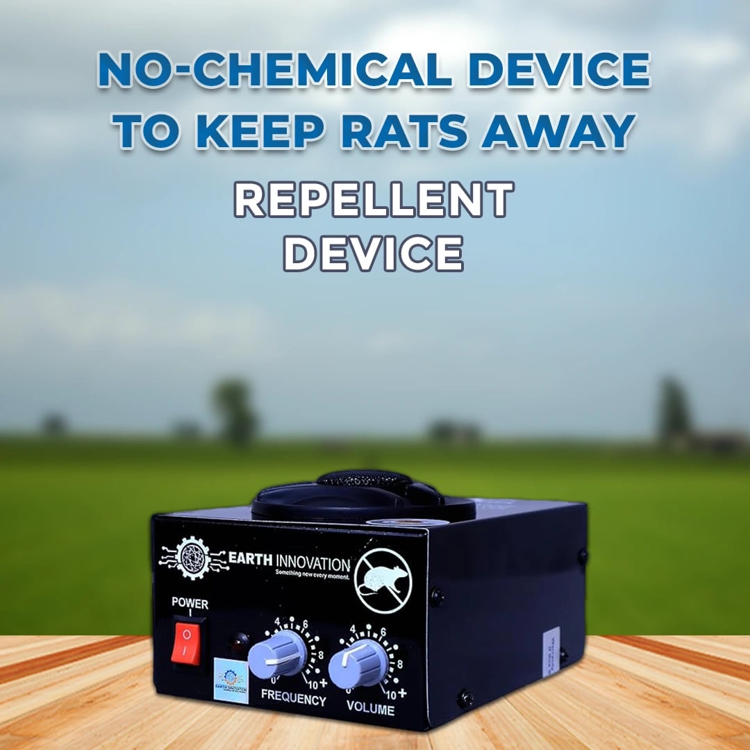 Earth Innovation Ultrasonic Rat Repellent Machine