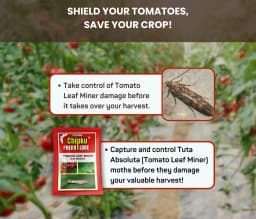 Chipku Pheromone Water Trap With Tuta Absoluta Lure To Catch Insect Tomato Leaf Miner (TLM) of Tomato, Potato, Egg Plant etc. 4