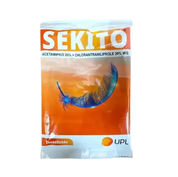 UPL Sekito Acetamiprid 20% + Chlorantraniliprole 20% WG Insecticide, Strong Effective For Crop Pest Control - Image 1