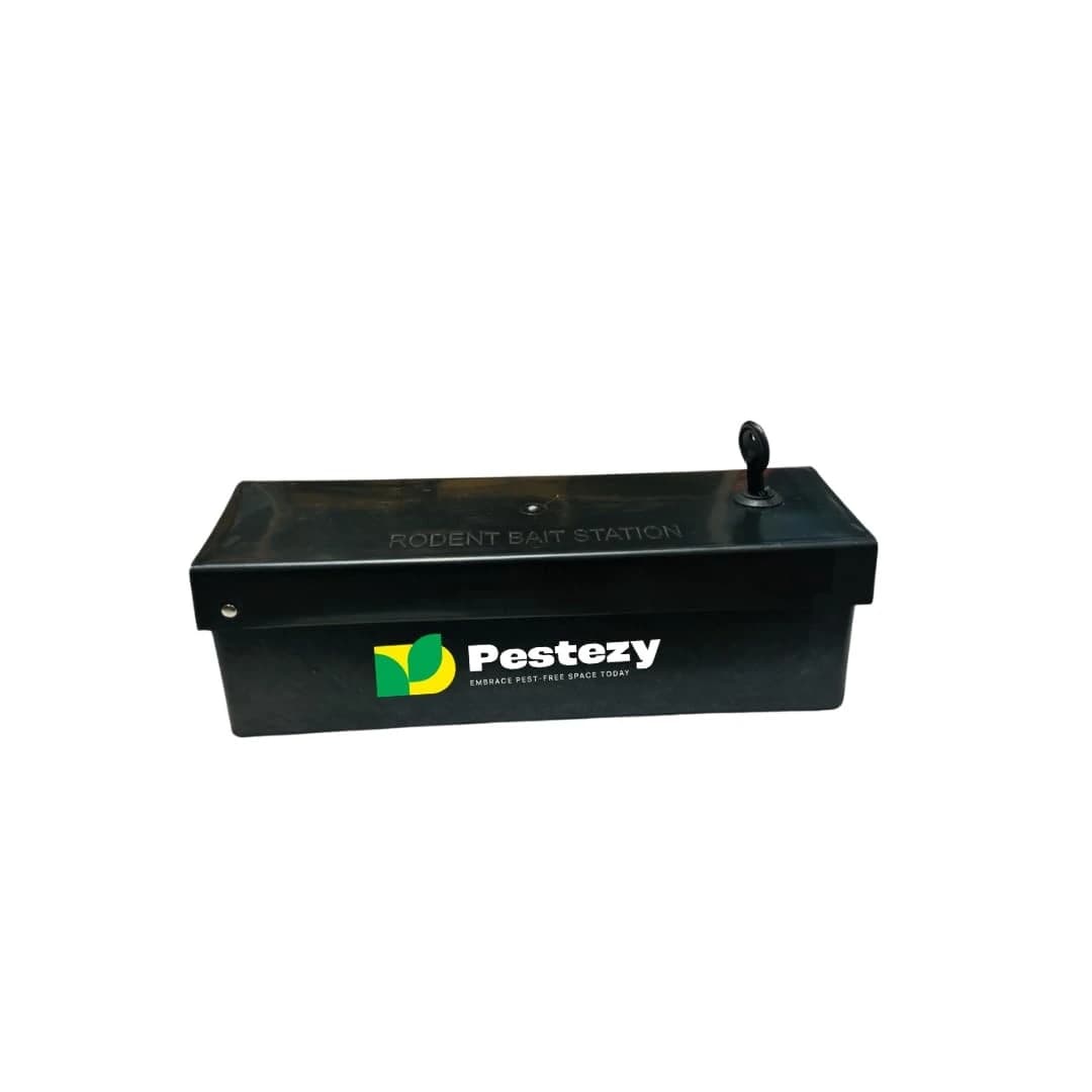 Pestezy Rodent Bait Station, Roda Box Plastic Repellent, Key And Lock Mechanism, Indoor Or Outdoor Use - Image 3