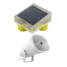 Radhe Agri Solar Smart Animal Repellent Light, Flashing Red LED Light, Real Animal Audio Output, Day & Night Sensor 1