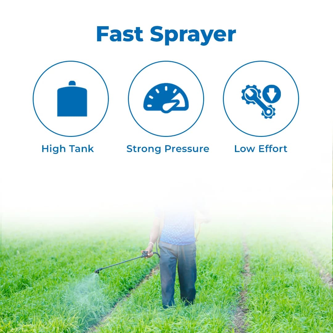 Pad Corp Suzo Max Power Sprayer, 4 Stroke Petrol Engine Operated Power Sprayer, 20 Liter Capacity - Image 3