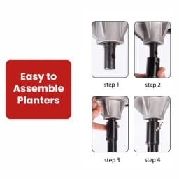 Balwaan PT-4 Single Spiral Earth Auger Planter, 4 Inch Width, Heavy Duty, Durable And Rust Resistant 5