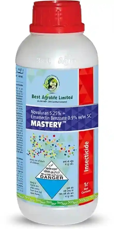 Mastery Novaluron 5.25% + Emamectin Benzoate 0.9% SC Insecticide , Broad Spectrum Insecticide