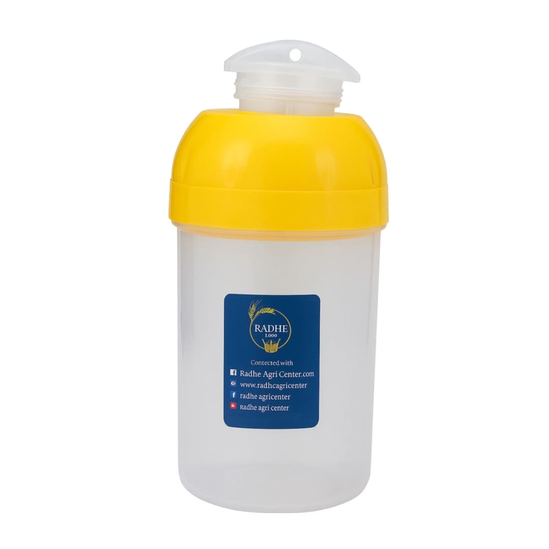 Radhe Agri Poultry Fly Trap Jar, Reusable, Eco-Friendly, Chemical Free For Farms And Animals