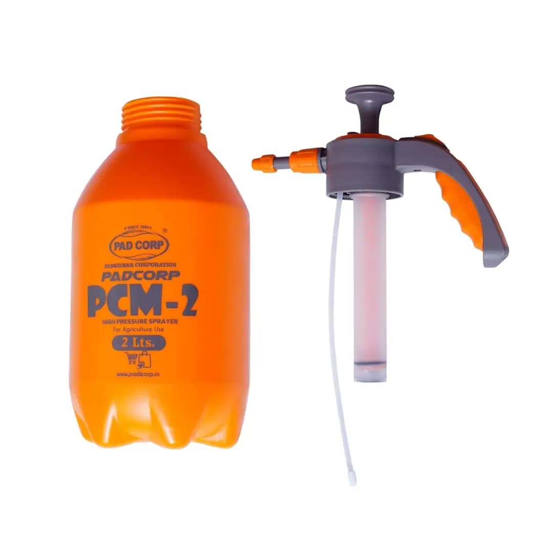 Pad Corp PCM-2 High Pressure Sprayer, Hand-Powered, Versatile For Gardening, Cleaning And Sanitizing (2 L Capacity) - Image 9