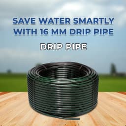 Siddhi Inline 16mm Drip Pipe, Dripper at Each 40cm, 4 Liter Water Discharge per Hour, Length-300 Meters 2