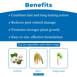 FMC Talstar Plus Bifenthrin 8% + Clothianidin 10% SC, Broad Spectrum Insecticide, Controlling a Wide Range of Sucking and Chewing Insects 4