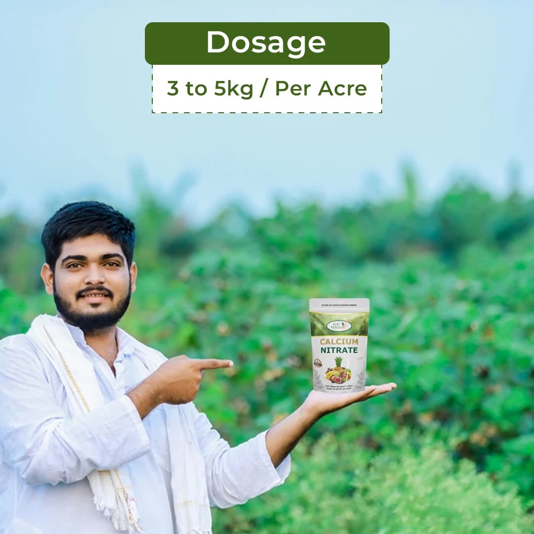 Agriventure Calcium Nitrate 18.8%, 100% Water Soluble Fertilizer, Increases Crop Quality And Yield - Image 5