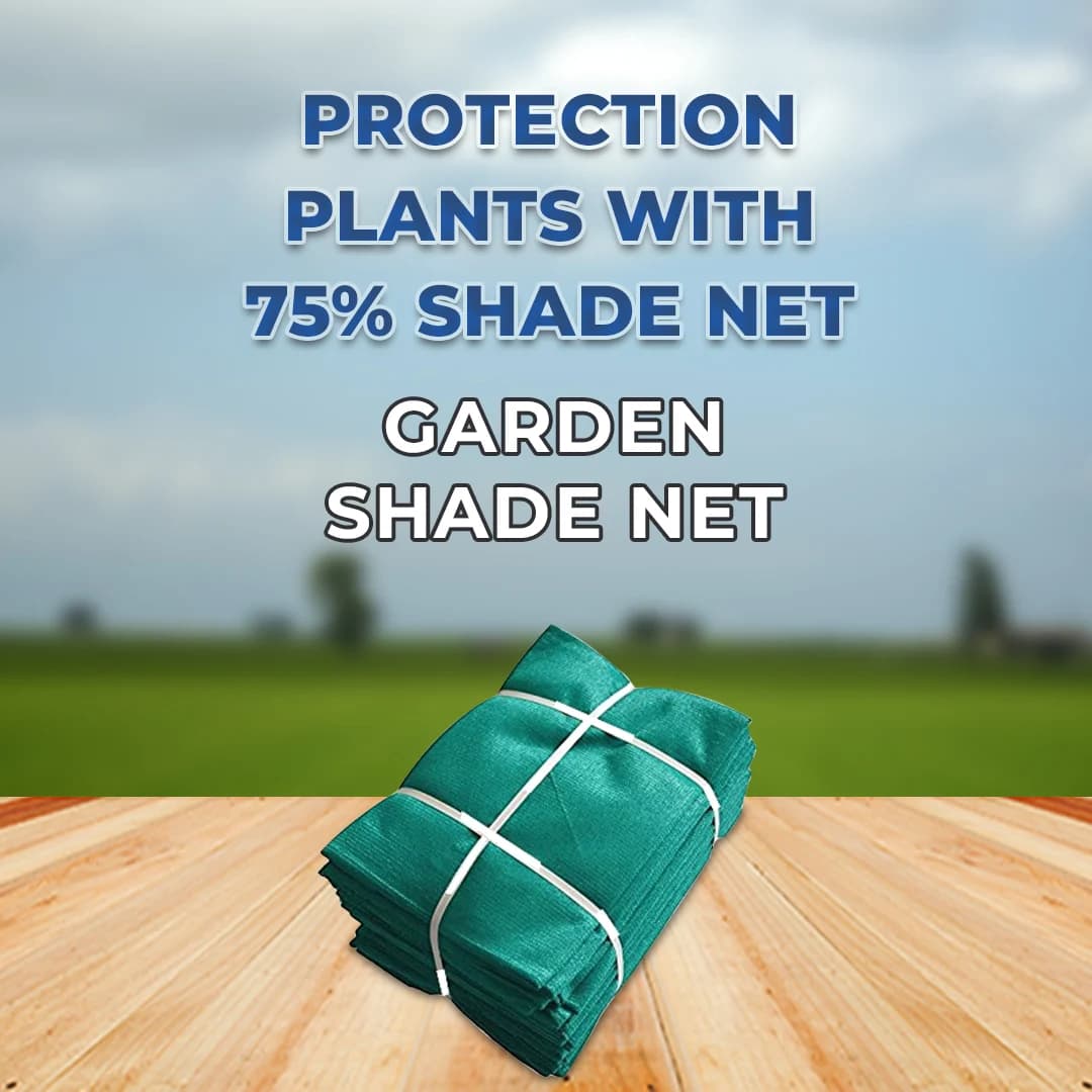 Anil Packaging Garden Shade Net 75% Shade , Sun Protected, UV Stabilized Material - Image 2