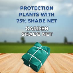 Anil Packaging Garden Shade Net 75% Shade , Sun Protected, UV Stabilized Material 2