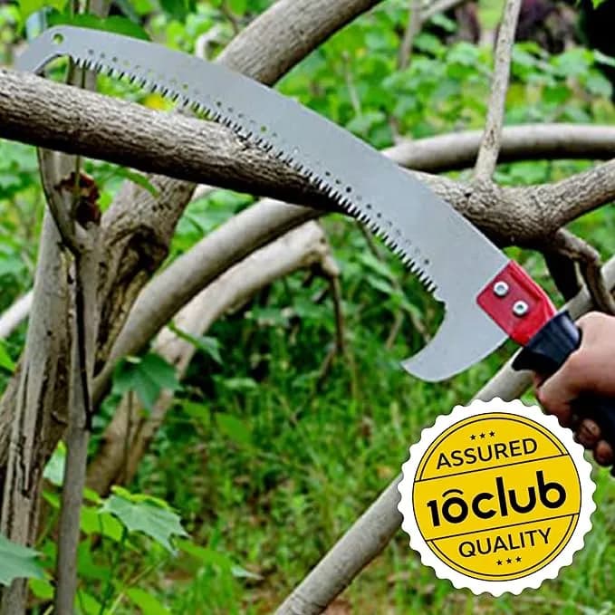 CropKraft Razor Sharp Cut Pruning Saw With Attachment For Pole, Can Be Used For Pruning Branches, Roots, And Shrubs - Image 3