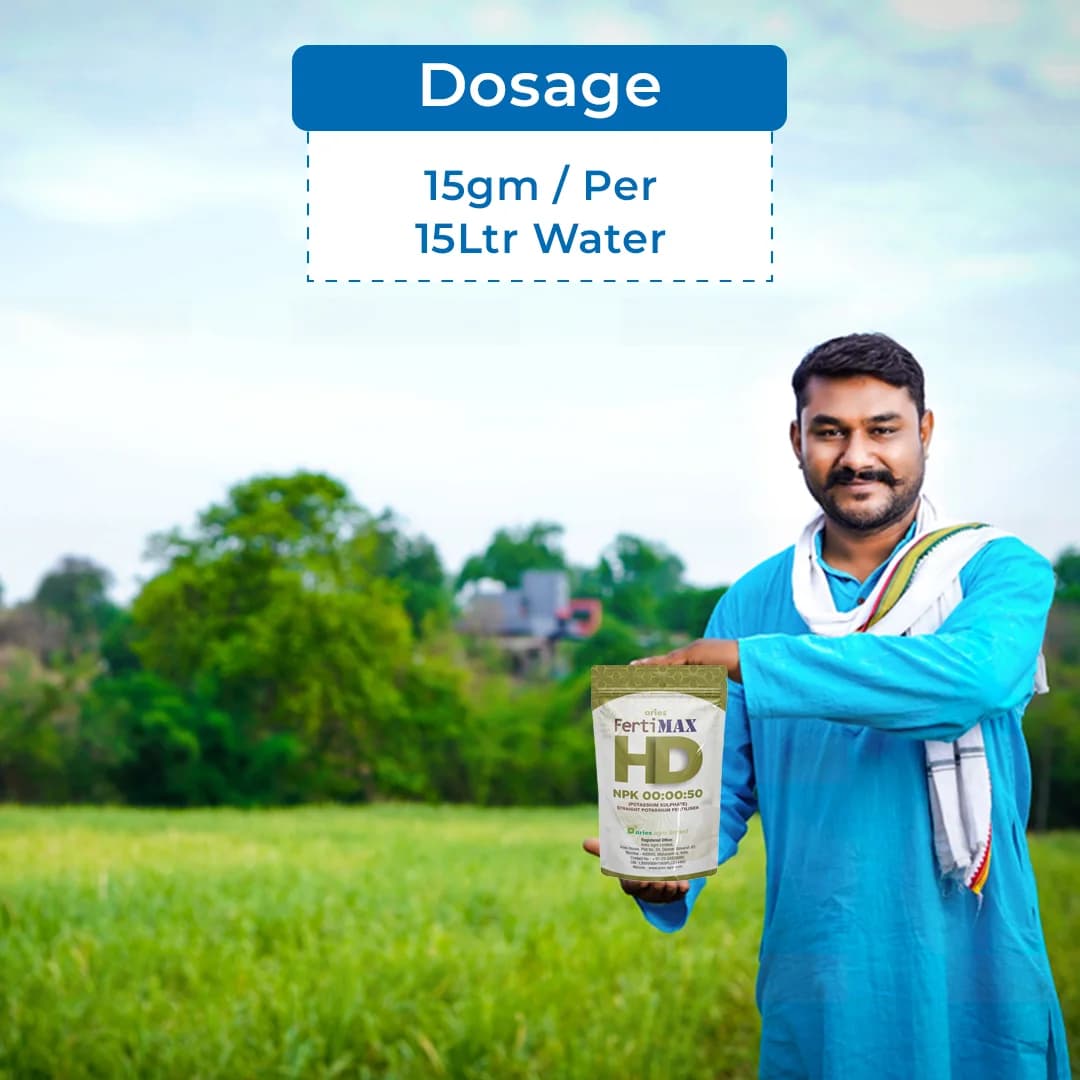 Aries FertiMax HD NPK 00:00:50 Potassium Sulphate Fertilizer, Excels In Providing Nutrients At Extremely Low Dosage - Image 5