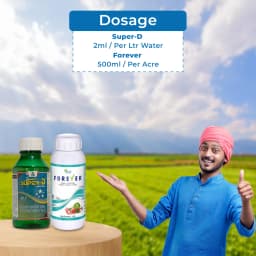 AgriBegri Sucking Pest & Growth Combo (Dhanuka Super D 500ml + NCS Forever 500ml) Protects Crops & Enhances Growth, Ideal For Sustainable Farming 5