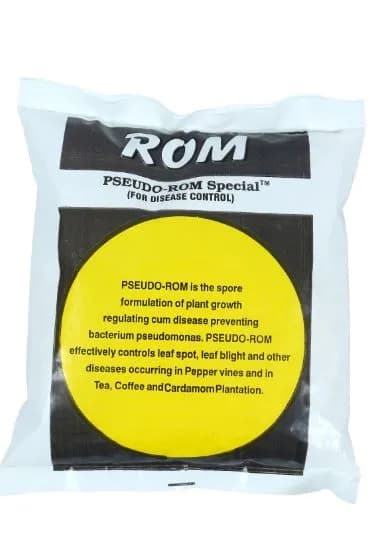 ROM Pseudomonas, Effective Controls Foliar Diseases And Certain Soil Borne Diseases.